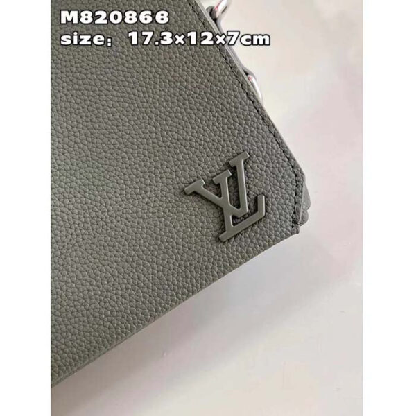 Louis Vuitton Unisex Fastline Wearable Wallet Khaki Green Cowhide Leather - Image 10