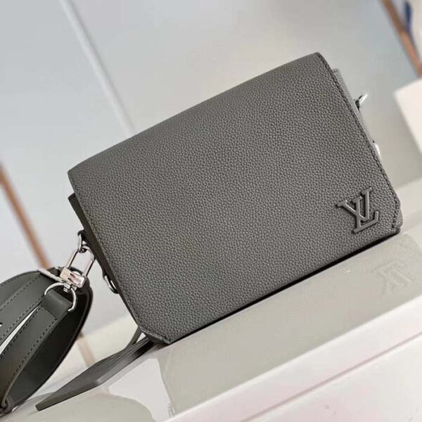 Louis Vuitton Unisex Fastline Wearable Wallet Khaki Green Cowhide Leather - Image 4
