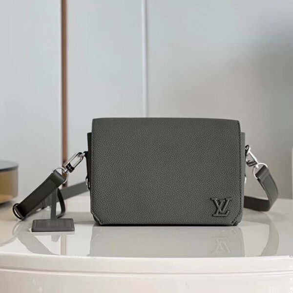 Louis Vuitton Unisex Fastline Wearable Wallet Khaki Green Cowhide Leather - Image 3