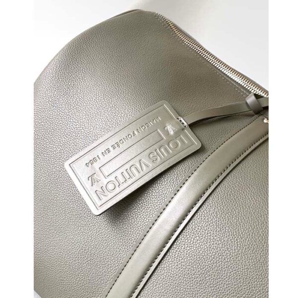 Louis Vuitton Unisex Keepall Bandoulière 50 Travel Bag Khaki LV Aerogram Cowhide Leather - Image 6