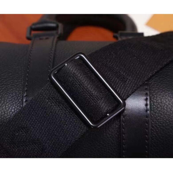 Louis Vuitton Unisex Keepall XS Black Aerogram Cowhide Leather Double Zipped Closure - Image 8
