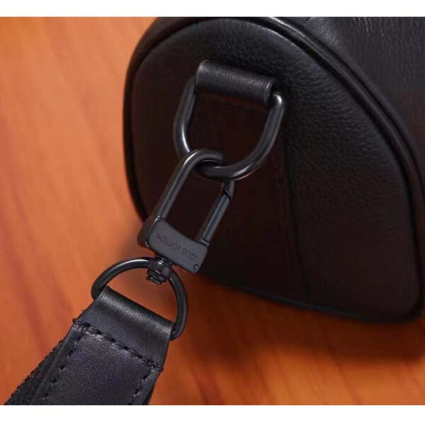 Louis Vuitton Unisex Keepall XS Black Aerogram Cowhide Leather Double Zipped Closure - Image 16