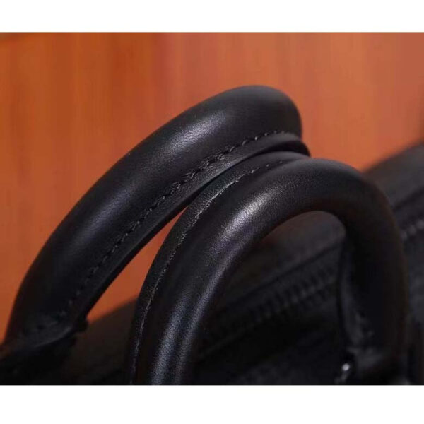 Louis Vuitton Unisex Keepall XS Black Aerogram Cowhide Leather Double Zipped Closure - Image 10