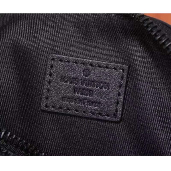 Louis Vuitton Unisex Keepall XS Black Aerogram Cowhide Leather Double Zipped Closure - Image 14