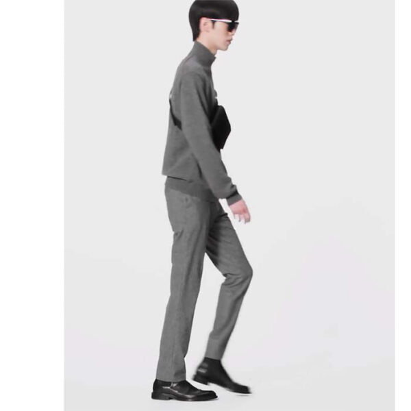 Louis Vuitton Unisex LV Aerogram Takeoff Sling Black Grained Calf Leather - Image 12