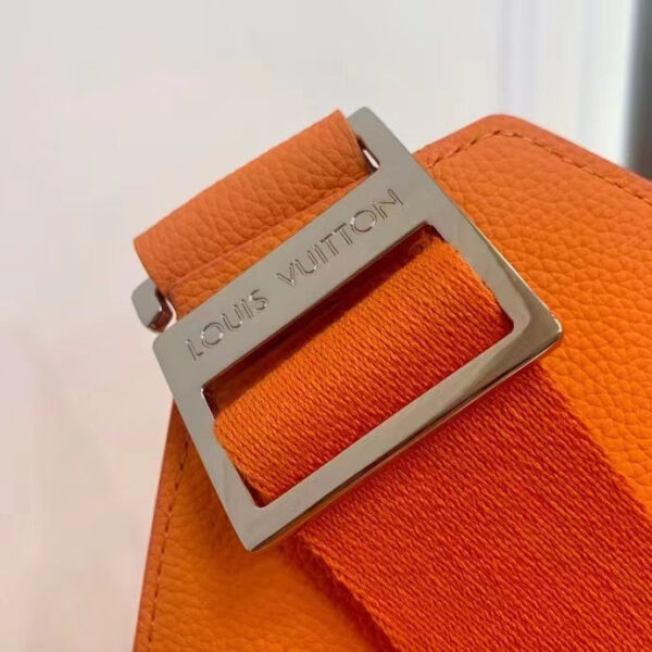 Louis Vuitton Unisex LV Aerogram Takeoff Sling Saffron Yellow Cowhide Leather - Image 9