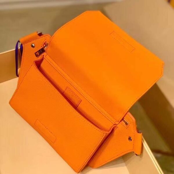 Louis Vuitton Unisex LV Aerogram Takeoff Sling Saffron Yellow Cowhide Leather - Image 6