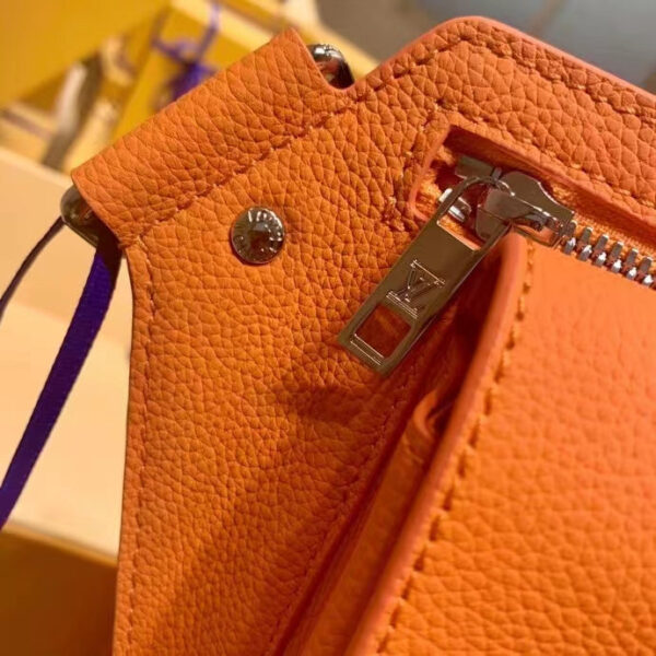 Louis Vuitton Unisex LV Aerogram Takeoff Sling Saffron Yellow Cowhide Leather - Image 10