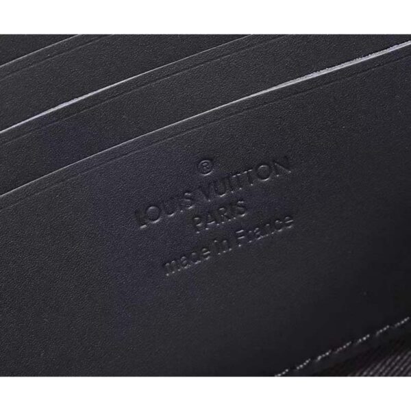 Louis Vuitton Unisex LV Alpha Wearable Wallet Black Grained Calf Leather - Image 12