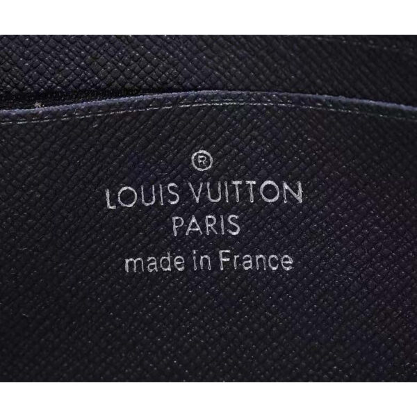 Louis Vuitton Unisex LV Alpha Wearable Wallet Grey Monogram Eclipse Coated Canvas - Image 11