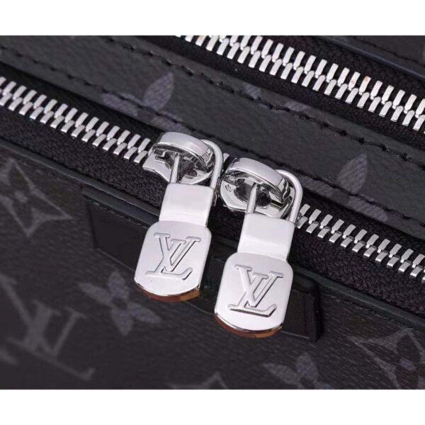 Louis Vuitton Unisex LV Alpha Wearable Wallet Grey Monogram Eclipse Coated Canvas - Image 8