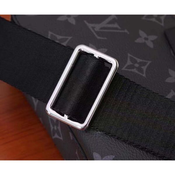 Louis Vuitton Unisex LV Alpha Wearable Wallet Grey Monogram Eclipse Coated Canvas - Image 10