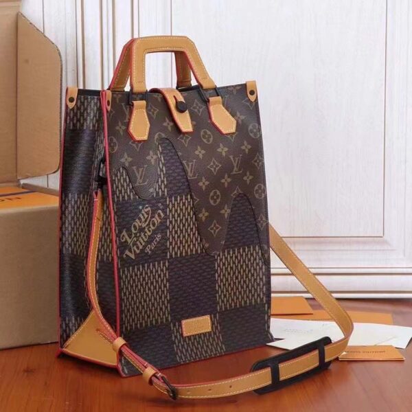 Louis Vuitton Unisex LV Christopher Handbag Brown Giant Damier Ebene Monogram Coated Canvas - Image 2