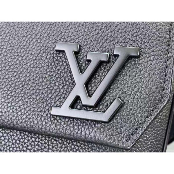Louis Vuitton Unisex LV Fastline Messenger Black Cowhide Leather Zipped Closure - Image 6