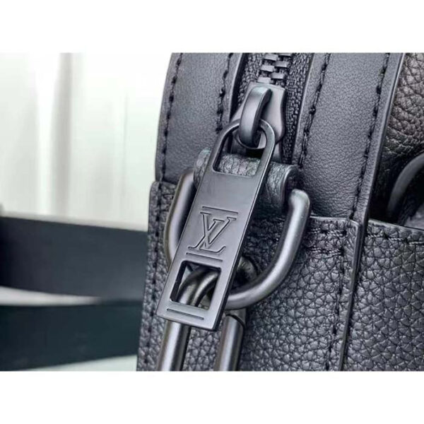 Louis Vuitton Unisex LV Fastline Messenger Black Cowhide Leather Zipped Closure - Image 8