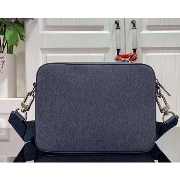 Louis Vuitton Unisex LV Fastline Messenger Navy Blue Cowhide Leather Zipped Closure - Image 3