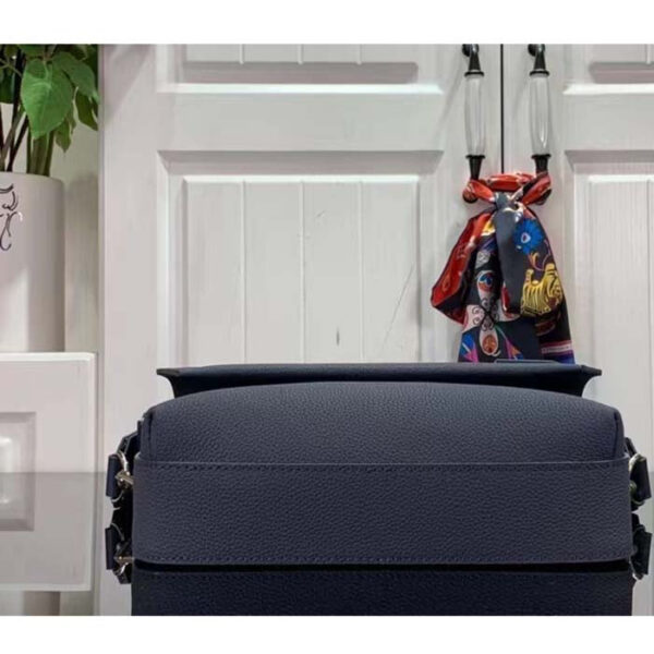 Louis Vuitton Unisex LV Fastline Messenger Navy Blue Cowhide Leather Zipped Closure - Image 5
