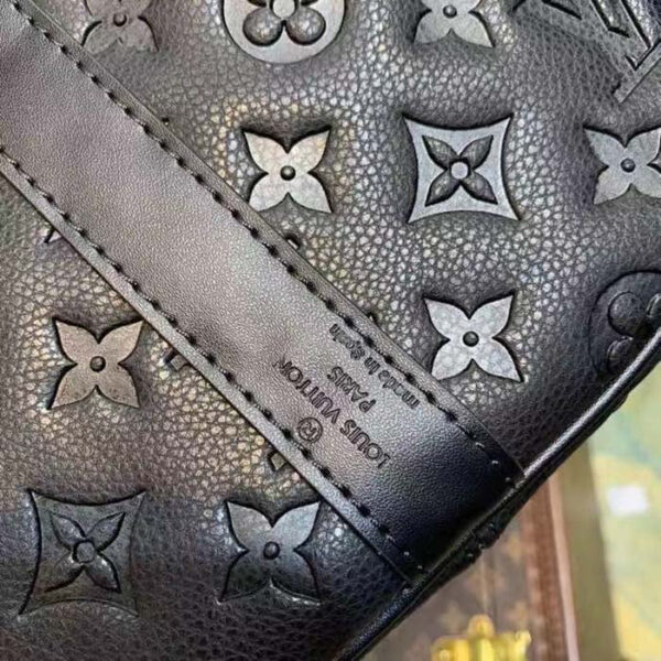 Louis Vuitton Unisex LV Keepall Bandoulière 50 Black Taurillon Monogram Cowhide Leather - Image 9