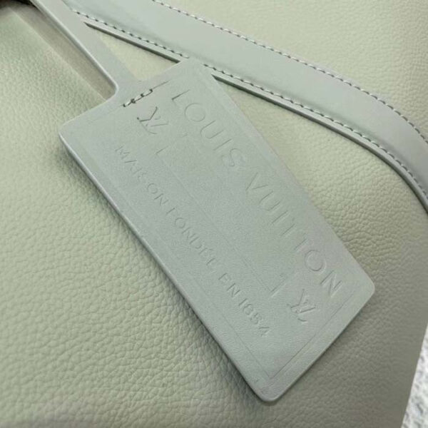 Louis Vuitton Unisex LV Keepall Bandoulière 50 Travel Bag Sage Cowhide Leather - Image 9