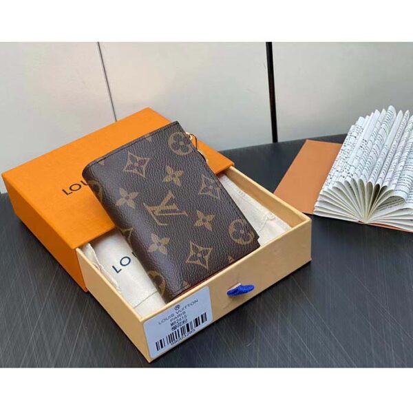 Louis Vuitton Unisex LV Lisa Wallet Lollipop Pink Monogram Coated Canvas Grained Cowhide Leather - Image 5