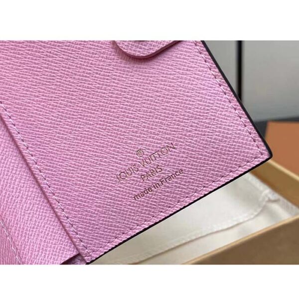 Louis Vuitton Unisex LV Lisa Wallet Lollipop Pink Monogram Coated Canvas Grained Cowhide Leather - Image 9