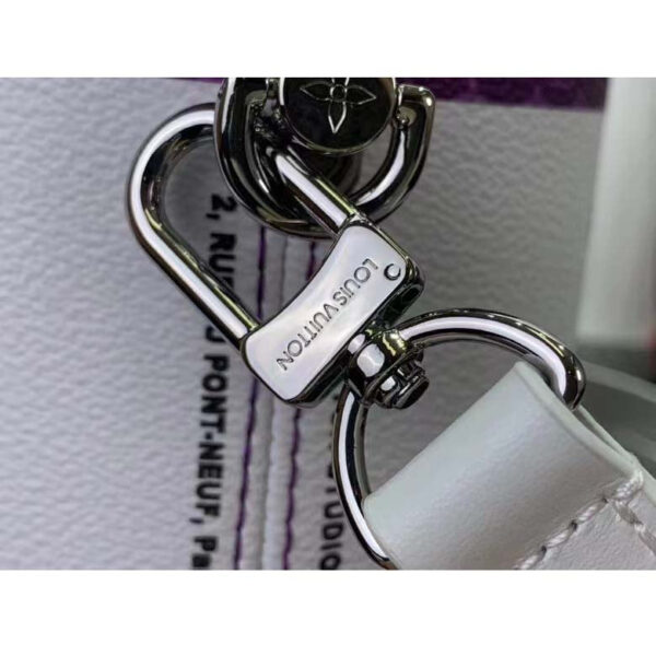 Louis Vuitton Unisex LV Paint Can Purple Coated Canvas Cowhide Leather - Image 9