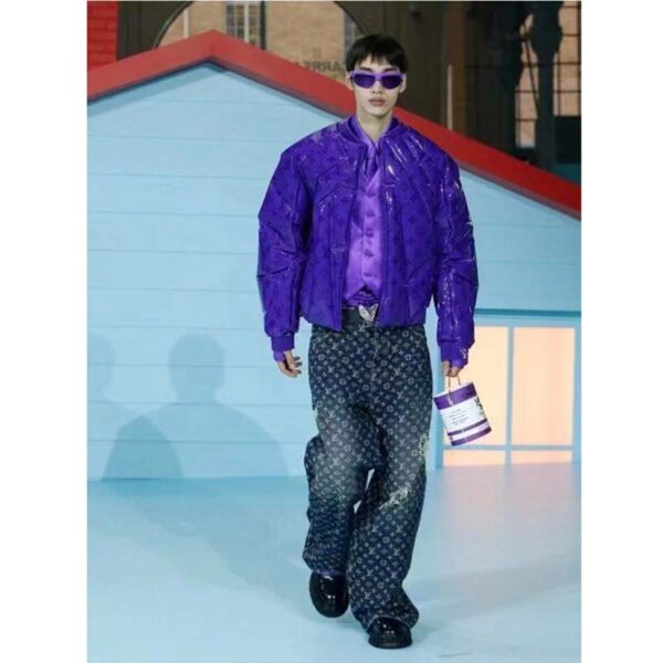Louis Vuitton Unisex LV Paint Can Purple Coated Canvas Cowhide Leather - Image 16