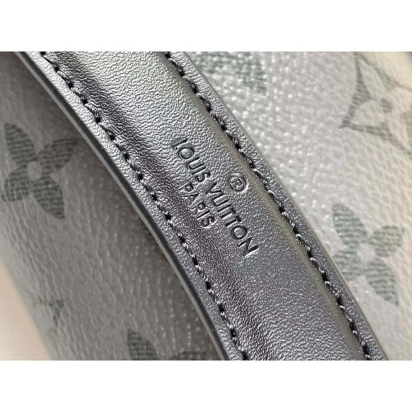Louis Vuitton Unisex LV Pillow Maxi Bumbag Monogram Eclipse Reverse Coated Canvas Pumpkin - Image 10