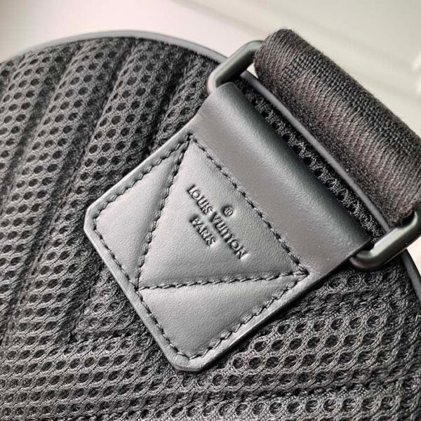Louis Vuitton Unisex LV Pilot Slingbag Aerogram Collection Black Cowhide Leather Textile Lining - Image 9