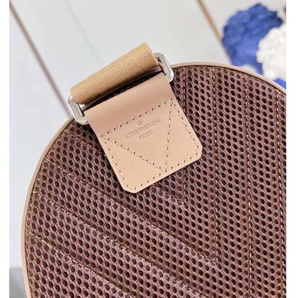 Louis Vuitton Unisex LV Pilot Slingbag Sable Beige Cowhide Leather Textile Lining - Image 9