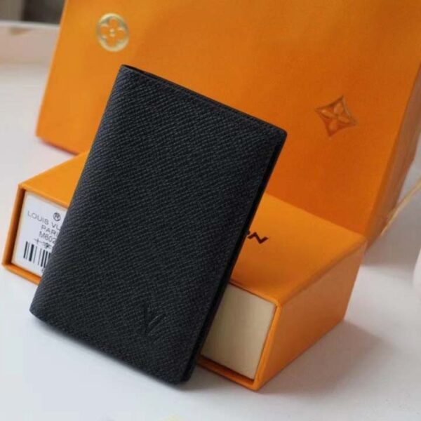 Louis Vuitton Unisex LV Pocket Organizer Black Taurillon Leather Cowhide Leather - Image 2