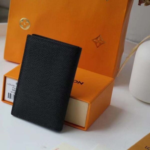 Louis Vuitton Unisex LV Pocket Organizer Black Taurillon Leather Cowhide Leather - Image 3