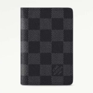 Louis Vuitton Unisex LV Pocket Organizer Coated Canvas Calf Leather Lining