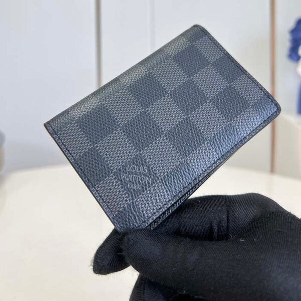 Louis Vuitton Unisex LV Pocket Organizer Coated Canvas Calf Leather Lining - Image 5