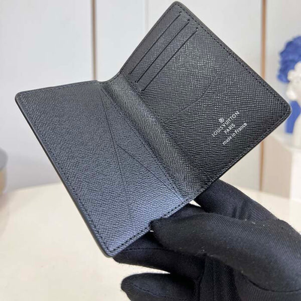 Louis Vuitton Unisex LV Pocket Organizer Coated Canvas Calf Leather Lining - Image 4