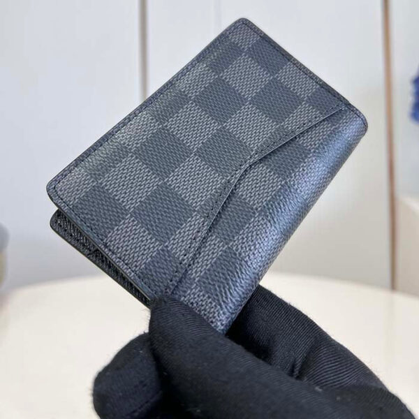Louis Vuitton Unisex LV Pocket Organizer Coated Canvas Calf Leather Lining - Image 6