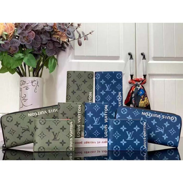 Louis Vuitton Unisex LV Pocket Organizer Atlantic Blue Monogram Coated Canvas - Image 10