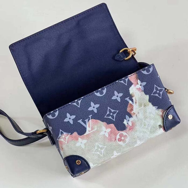 Louis Vuitton Unisex LV Steamer Wearable Wallet Ink Blue Monogram Bleach Coated Canvas - Image 6