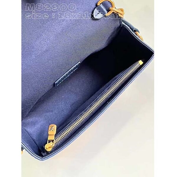 Louis Vuitton Unisex LV Steamer Wearable Wallet Ink Blue Monogram Bleach Coated Canvas - Image 7