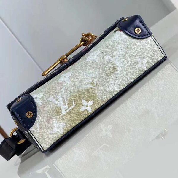 Louis Vuitton Unisex LV Steamer Wearable Wallet Ink Blue Monogram Bleach Coated Canvas - Image 8