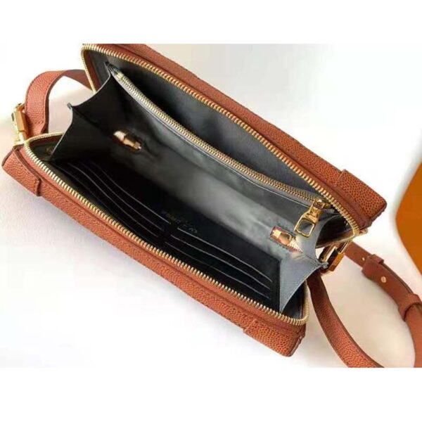 Louis Vuitton Unisex LV X NBA Soft Trunk Wearable Wallet Brown Ball Grain Leather - Image 6