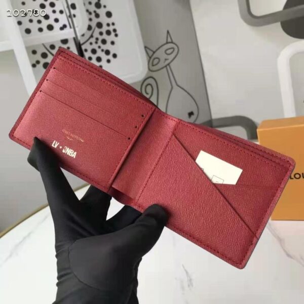 Louis Vuitton Unisex LV x NBA Multiple Wallet Monogram Coated Canvas - Image 8