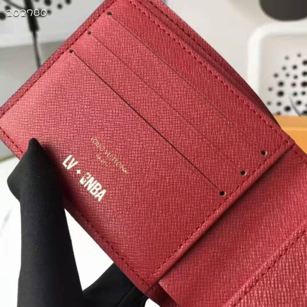Louis Vuitton Unisex LV x NBA Multiple Wallet Monogram Coated Canvas - Image 9