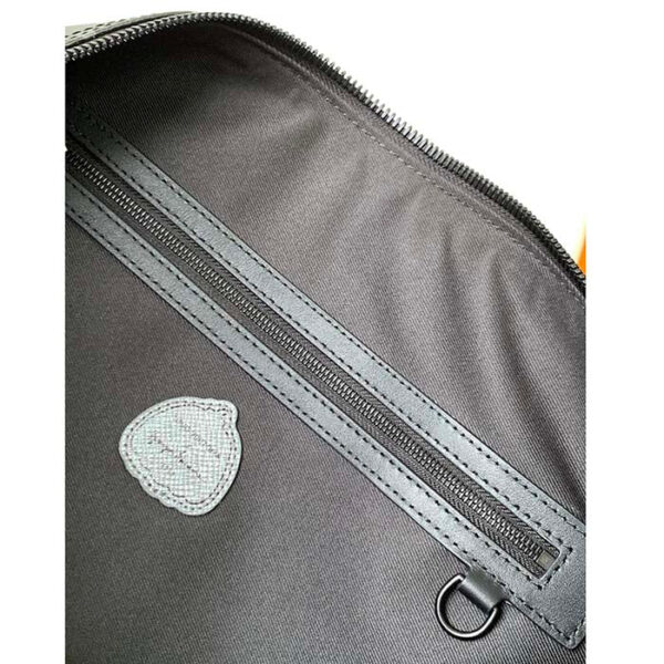 Louis Vuitton Unisex LV x YK Bandoulière Keepall 55 Monogram Eclipse Coated Canvas 3D Painted Dots Print - Image 10