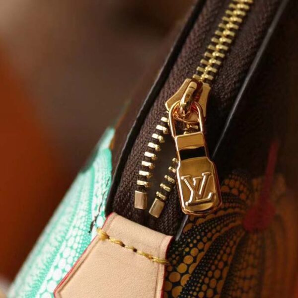 Louis Vuitton Unisex LV x YK Cosmetic Pouch Monogram Coated Canvas Colorful Pumpkin Print - Image 10
