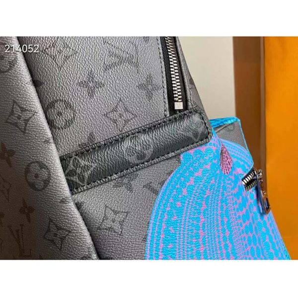 Louis Vuitton Unisex LV x YK Discovery Backpack Monogram Coated Canvas Pumpkin Print - Image 8