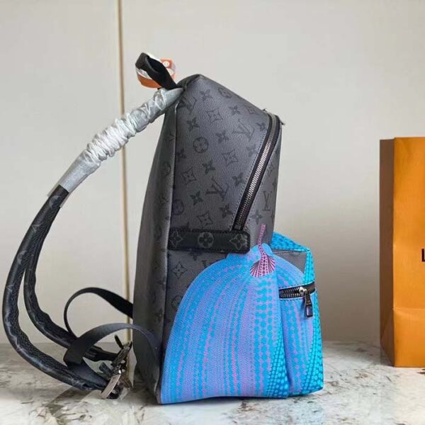 Louis Vuitton Unisex LV x YK Discovery Backpack Monogram Coated Canvas Pumpkin Print - Image 3