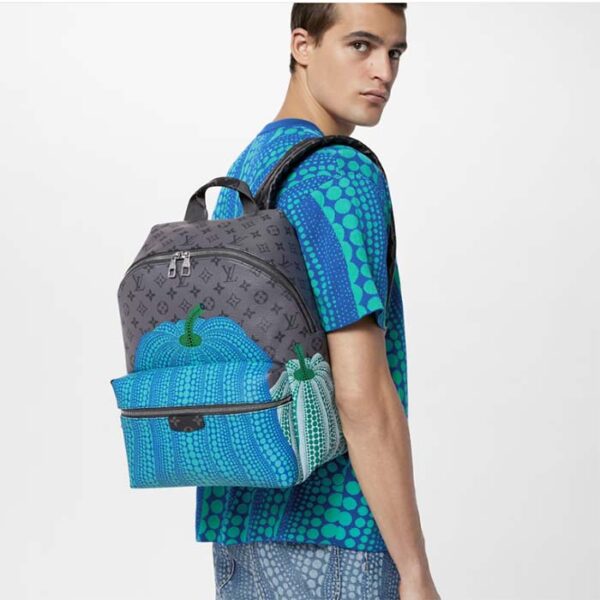 Louis Vuitton Unisex LV x YK Discovery Backpack Monogram Coated Canvas Pumpkin Print - Image 11