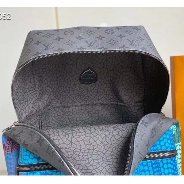Louis Vuitton Unisex LV x YK Discovery Backpack Monogram Coated Canvas Pumpkin Print - Image 7
