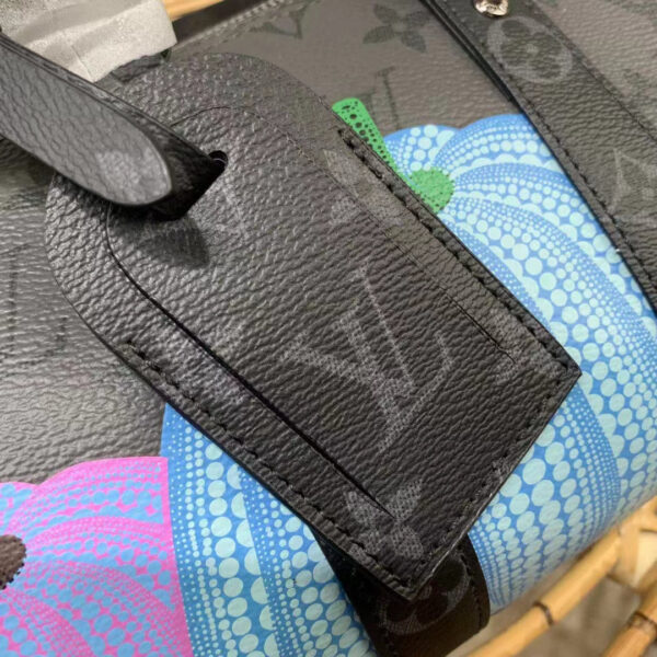 Louis Vuitton Unisex LV x YK Keepall 25 Monogram Eclipse Reverse Coated Canvas Pumpkin - Image 7